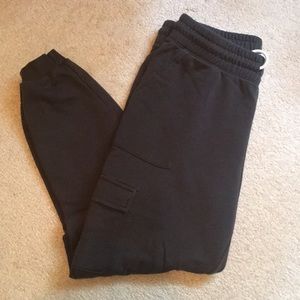 Old Navy Gray Cargo Joggers Medium NWOT